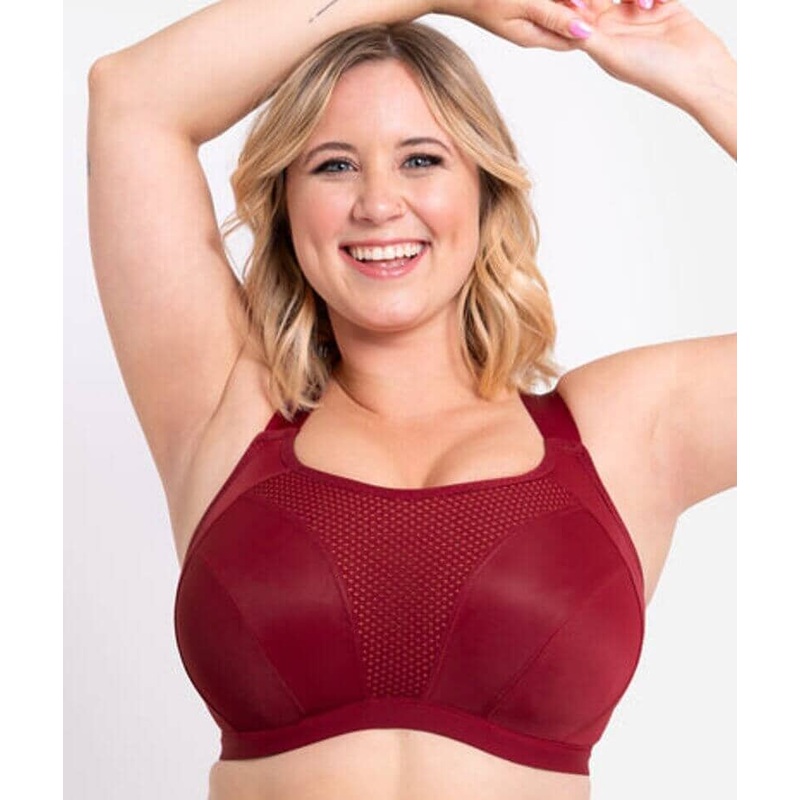 Curvy Kate Everymove Flexi-Wired Sports Bra – Beet Red/Coral 30G