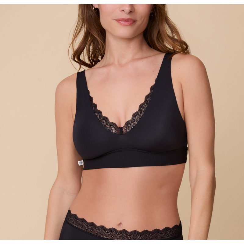 Bliss Lace Bralette – Black Black XS