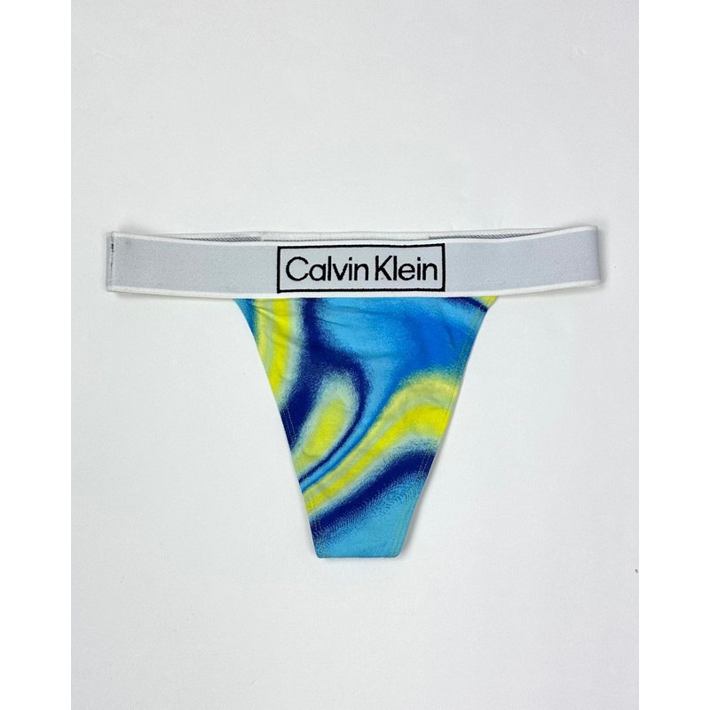 Blue And Yellow Thong – Small