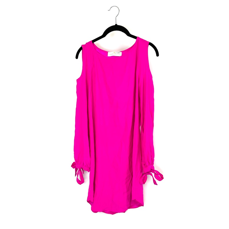 Hot Pink Long Sleeve Dress – Size 4-6