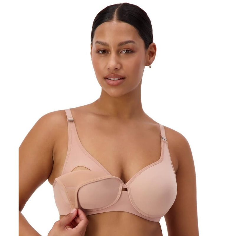 Triumph Gorgeous Maternity Padded Wire-free Bra – Blusher Beige 34C