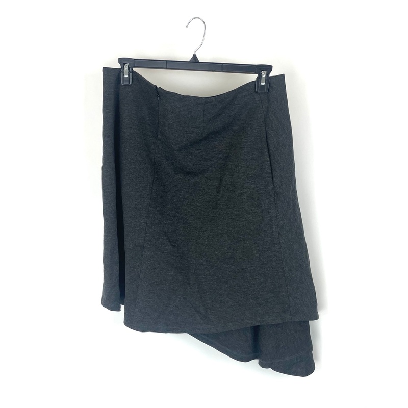 Gray Asymmetrical Skirt – Size 16, 18, 20 Size 16
