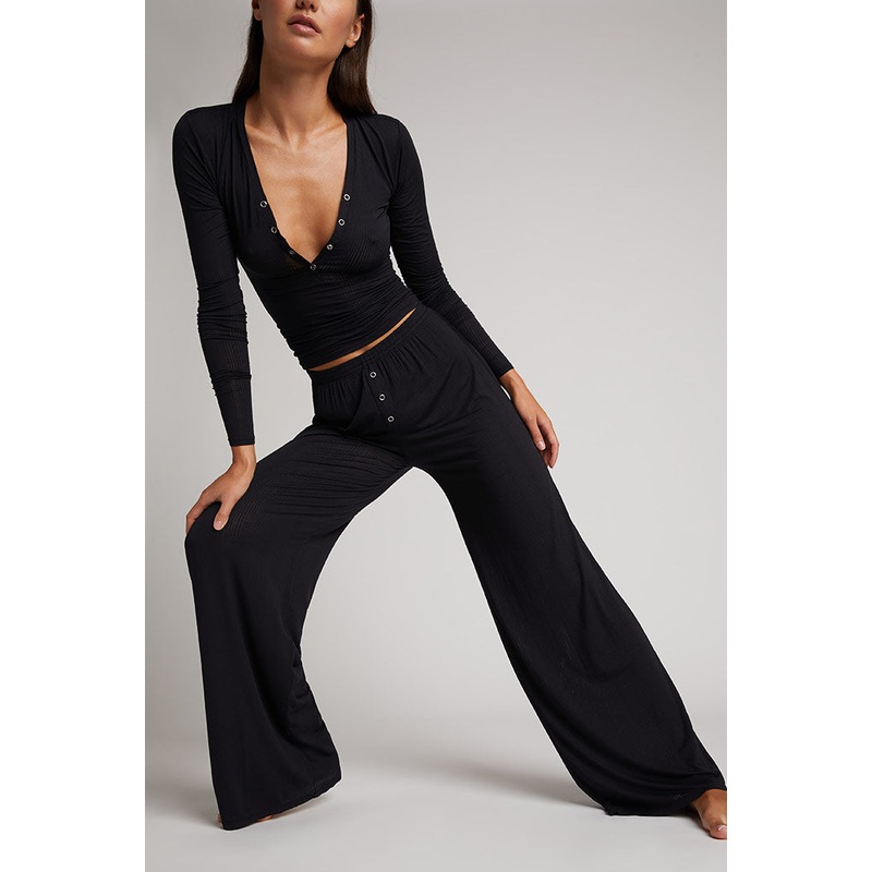 Whipped Track Pant in Black XS Black Single