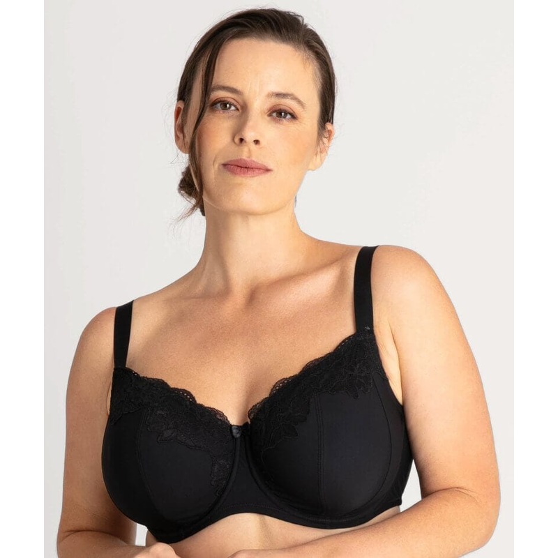 Ava & Audrey Jacqueline Full Cup Underwired Bra – Black 36D