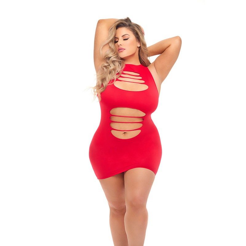 Can’t Commit Dress – Queen Size – Red