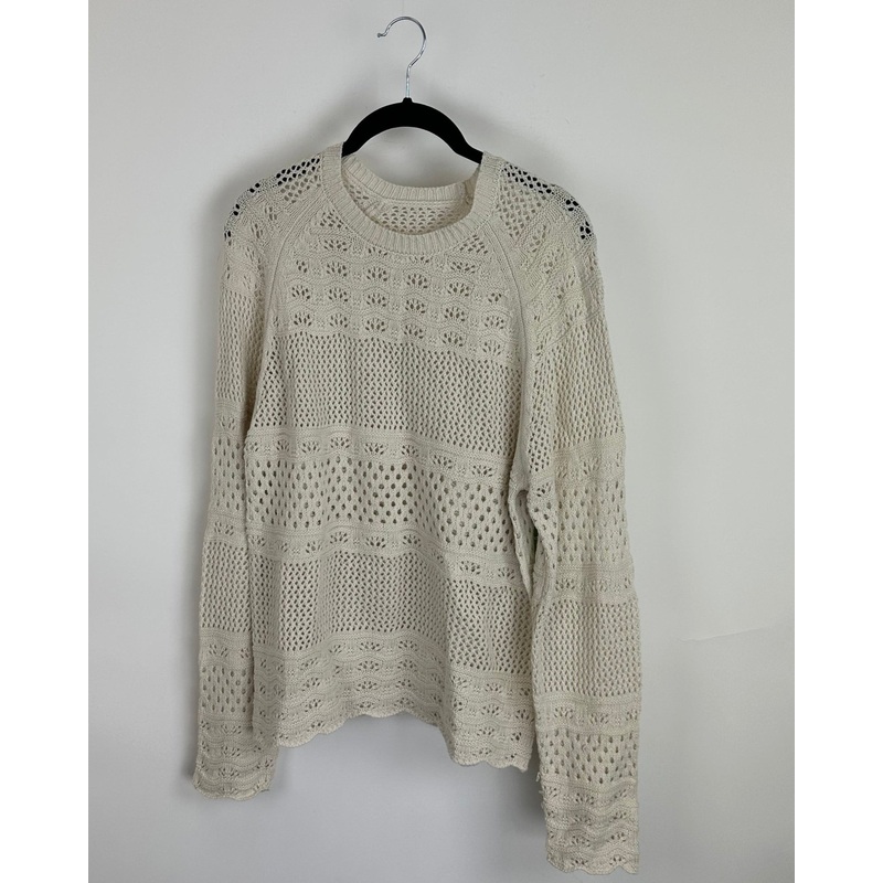 Cream Knit Sweater – Size 2/4