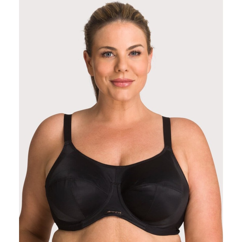 Elomi Energise Underwired Sports Bra – Black 32J