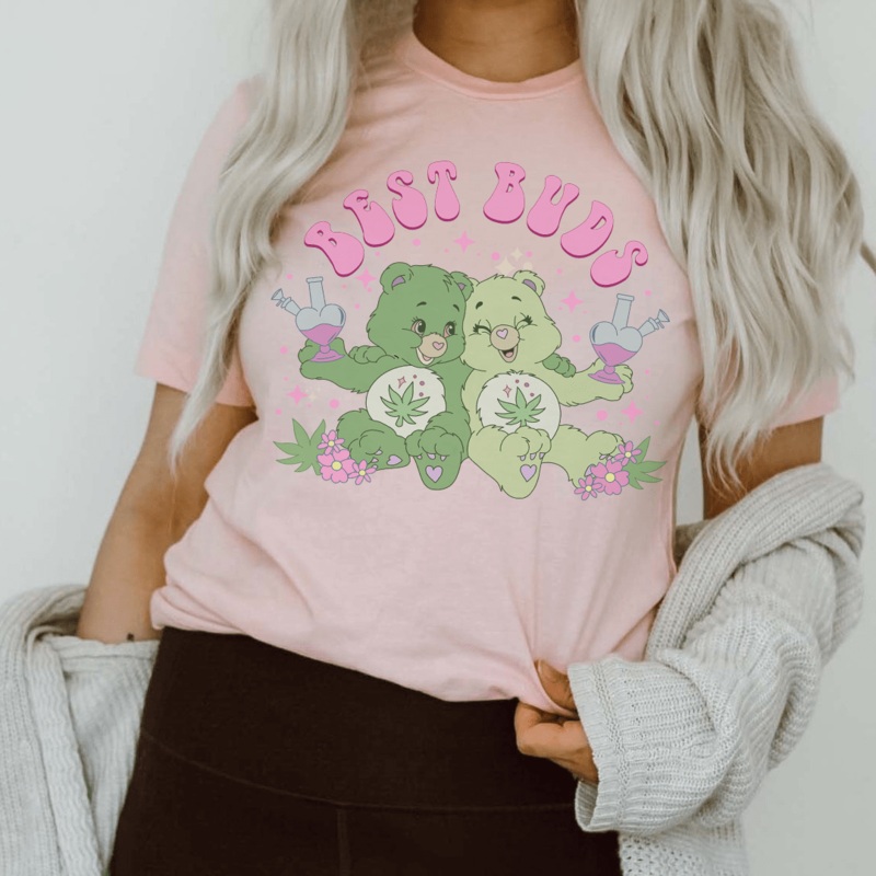 Best Buds Tee Pink S