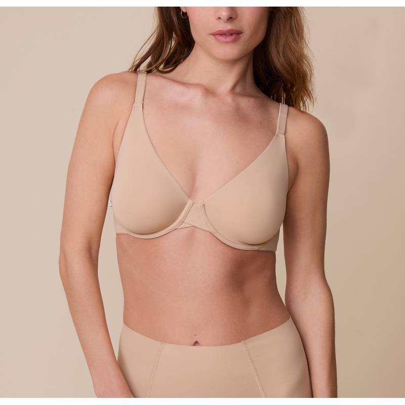 Base Unlined Bra – Beige Beige 32 A