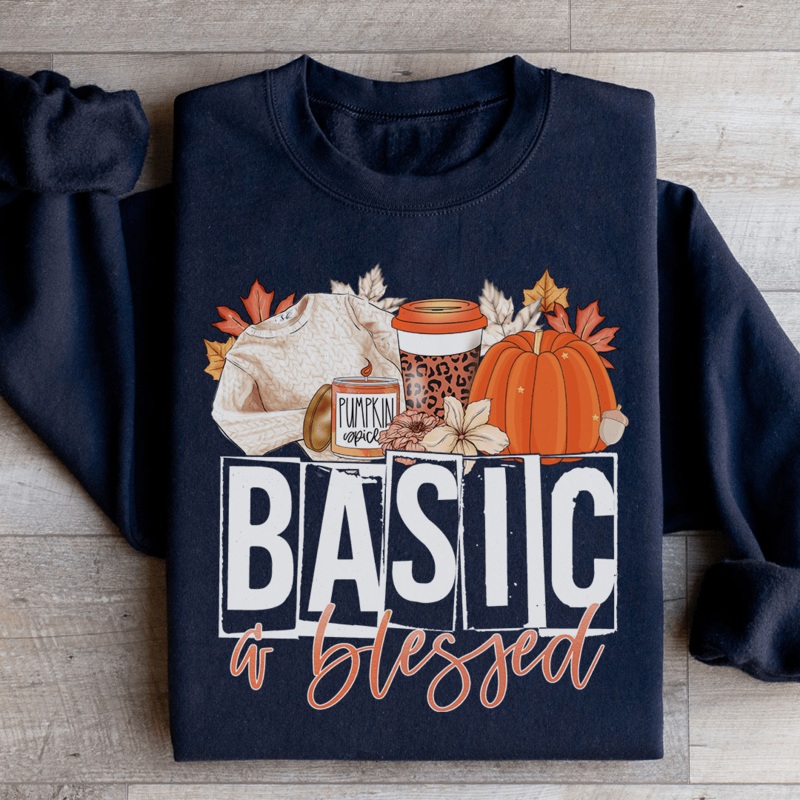 Basic & Blessed Sweatshirt Black S