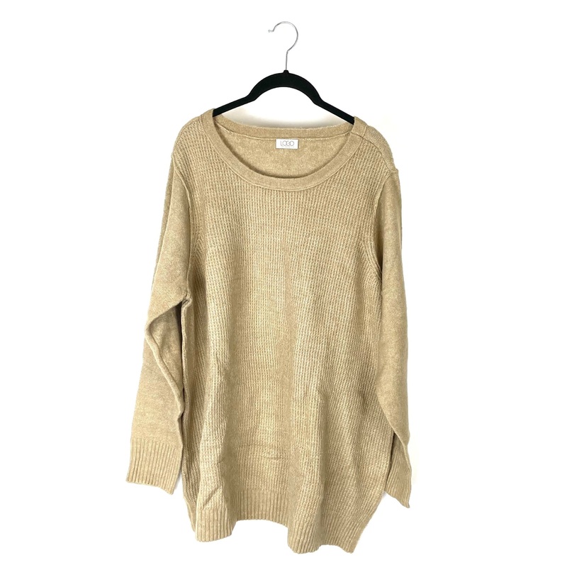 Beige Sweater – 1X