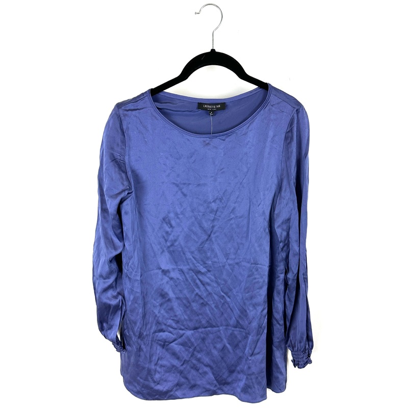 Blue Long Sleeve Top – Small