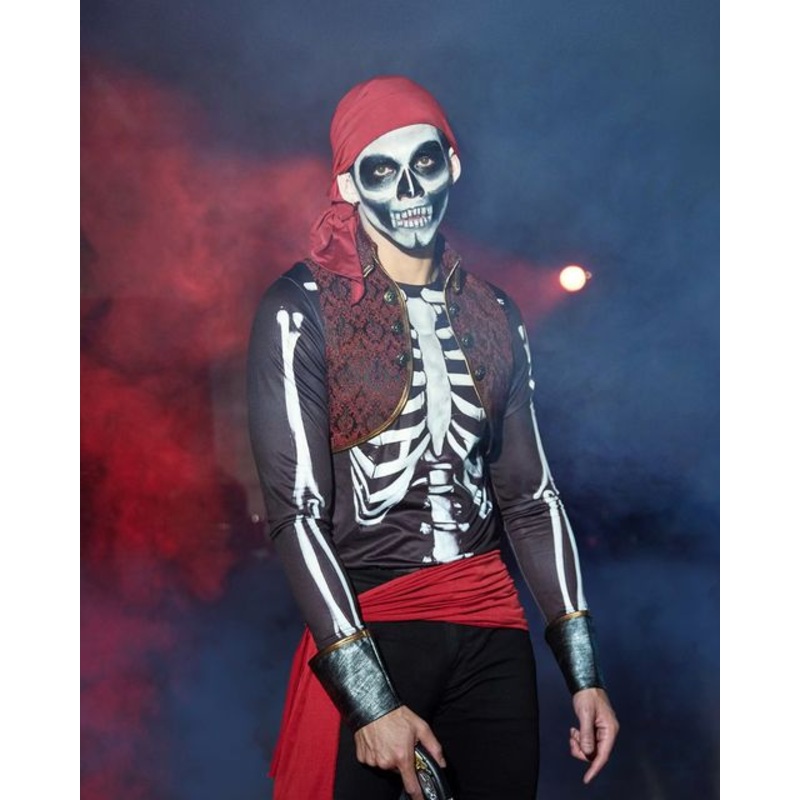 Pirates Curse Costume Black/White/Red Small