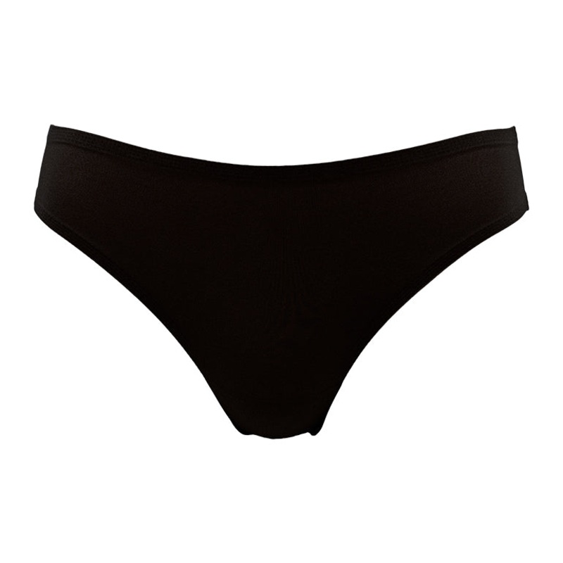 Seamless Thong S~L (US XS-M) Black