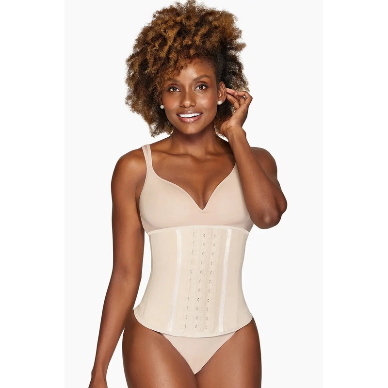 CURVEEZ Corset Belt Short Latex Nude XS