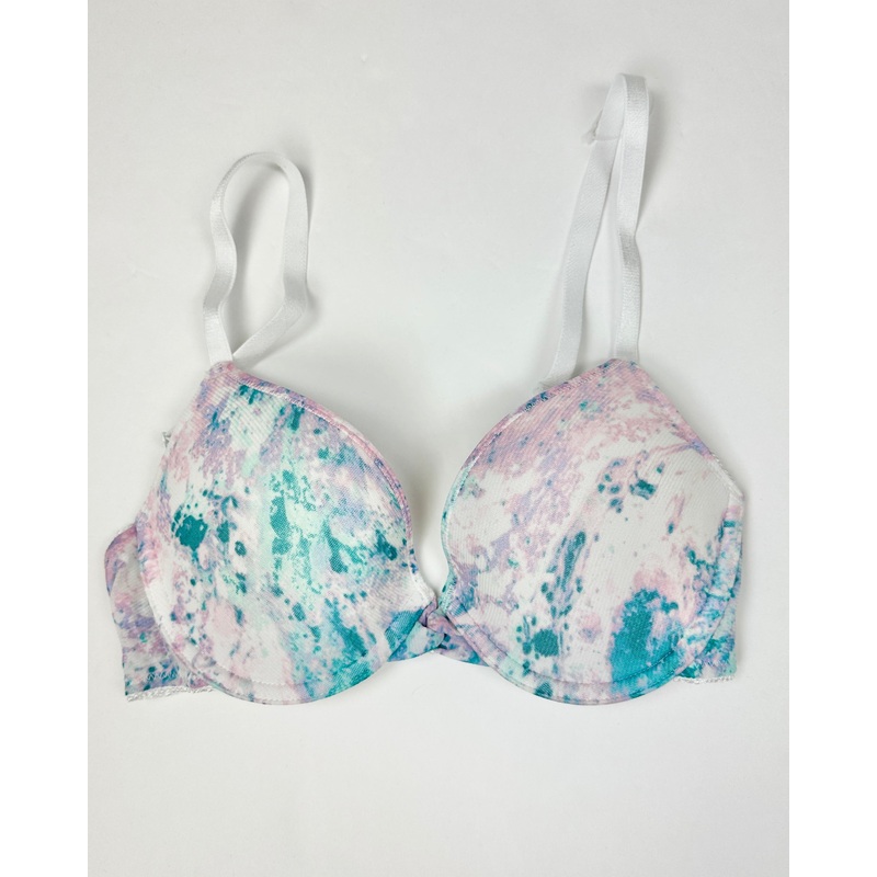 Blue And Pink Pushup Bra – 34B and 34C Cup Size 34B