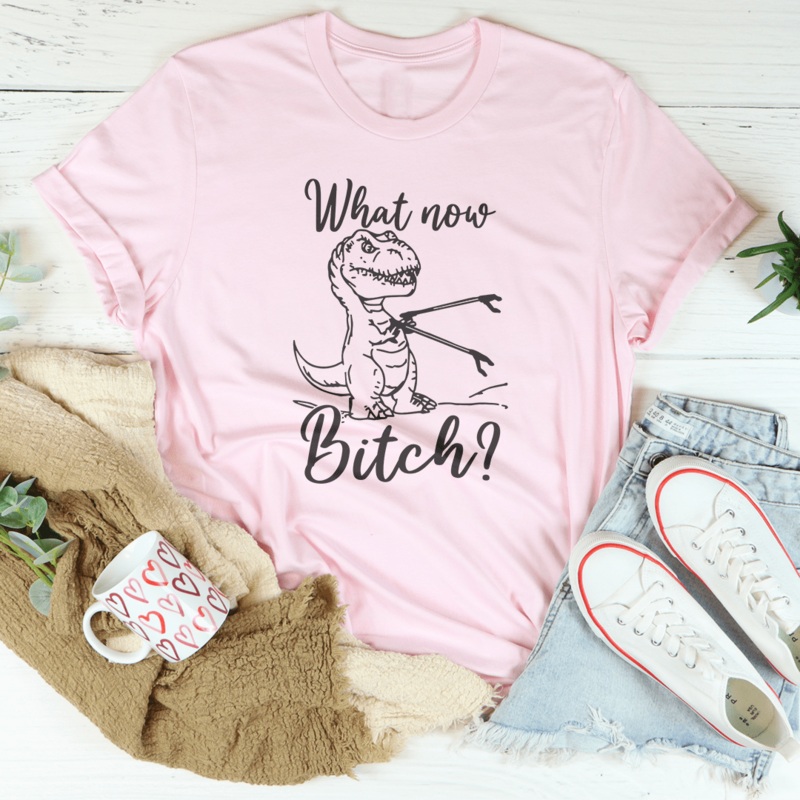 What Now Tee Pink S