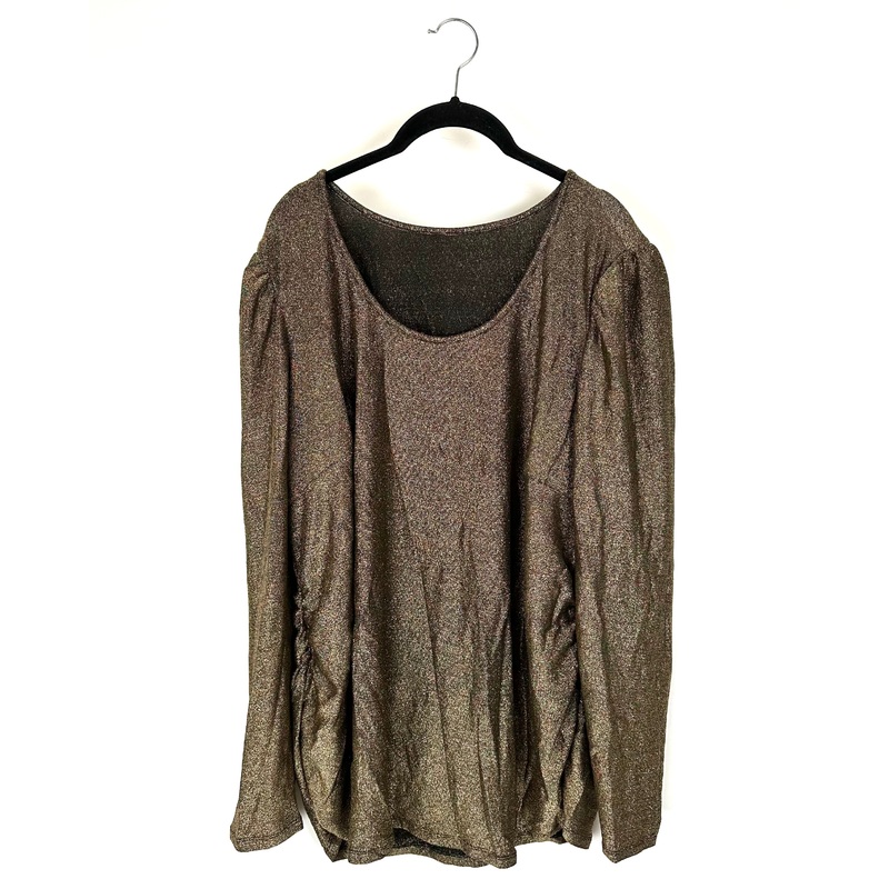 Gold Long Sleeve Top -XL
