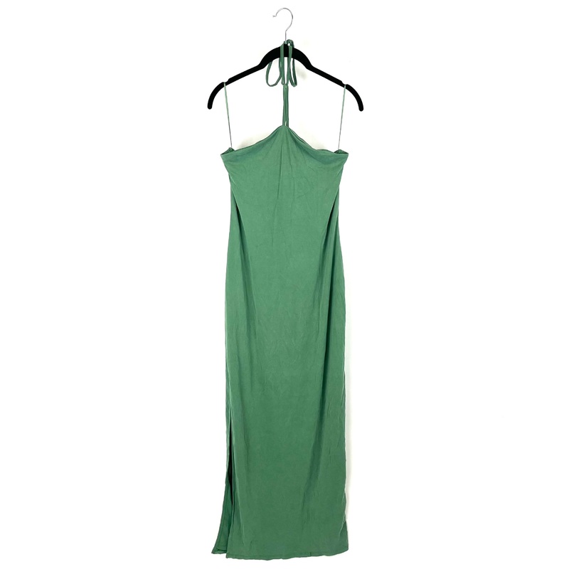 Green Maxi Halter Dress – 2X and 4X 2X