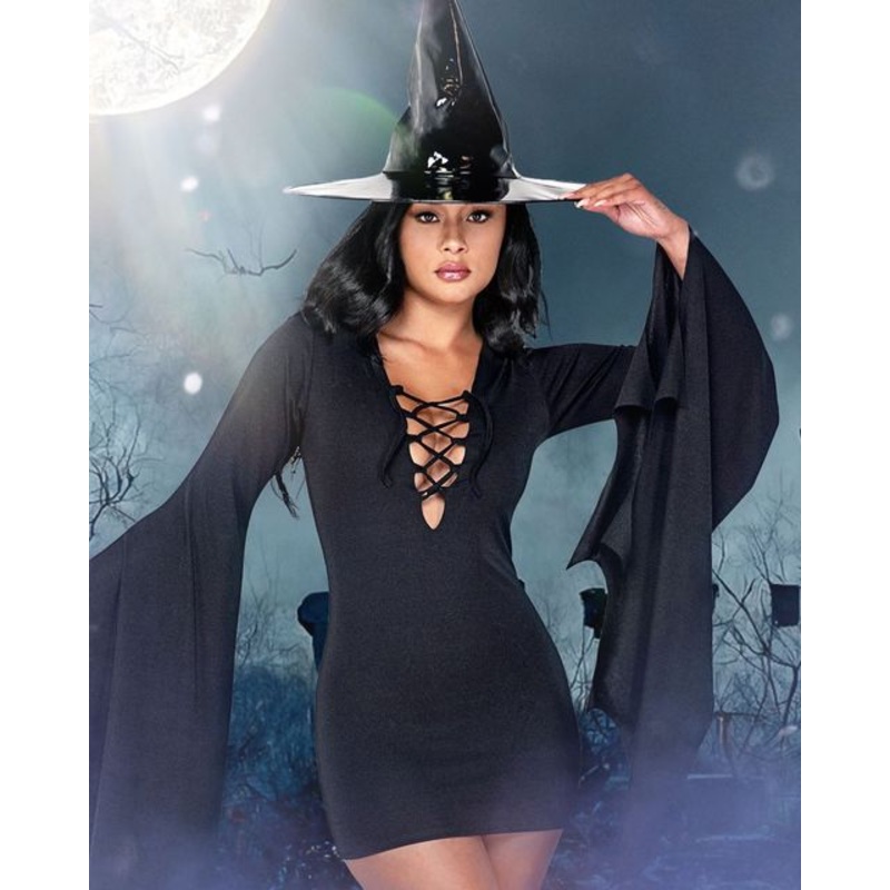 Midnight Coven Witch Costume Small Black