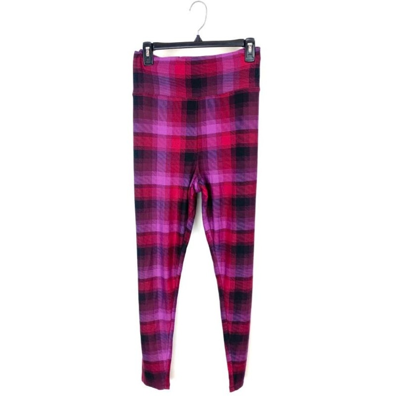 Purple and Red Plaid Lounge Pants – 1X