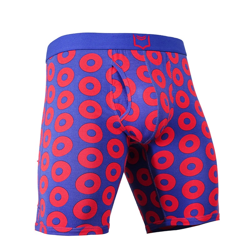 SHEATH V Men’s 8″ Sports Performance Boxer Brief DONUT XS 24-26″