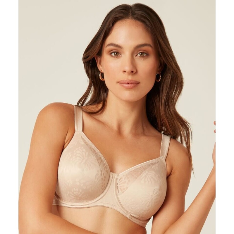 Triumph Lacy Minimizer Bra – New Beige 32C