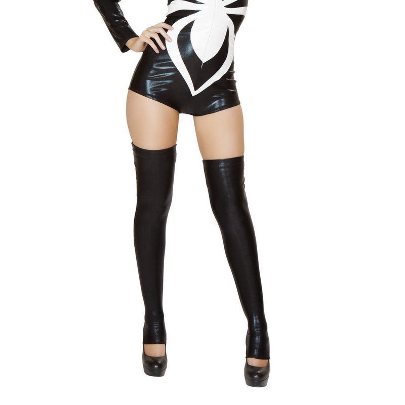 Web Spinner Leggings Black Small/Medium