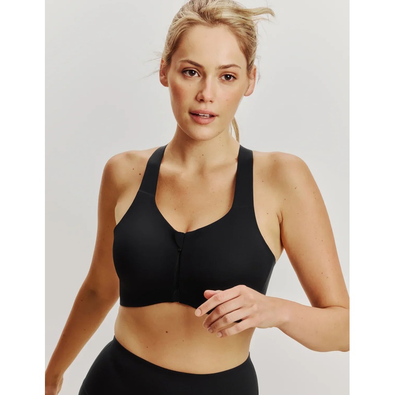Catalyst Front Zip Sports Bra Black 0