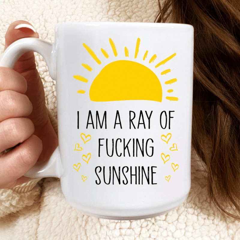 I’m A Ray Of Sunshine Mug White One Size