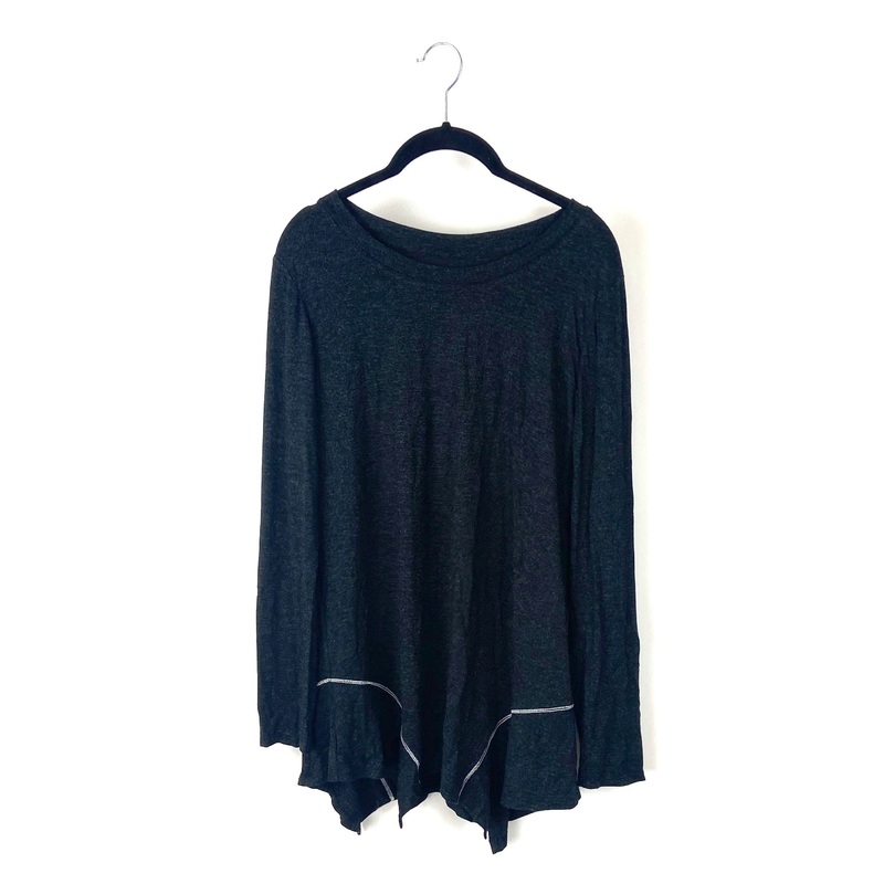 Long Sleeved Asymmetrical Top – Small