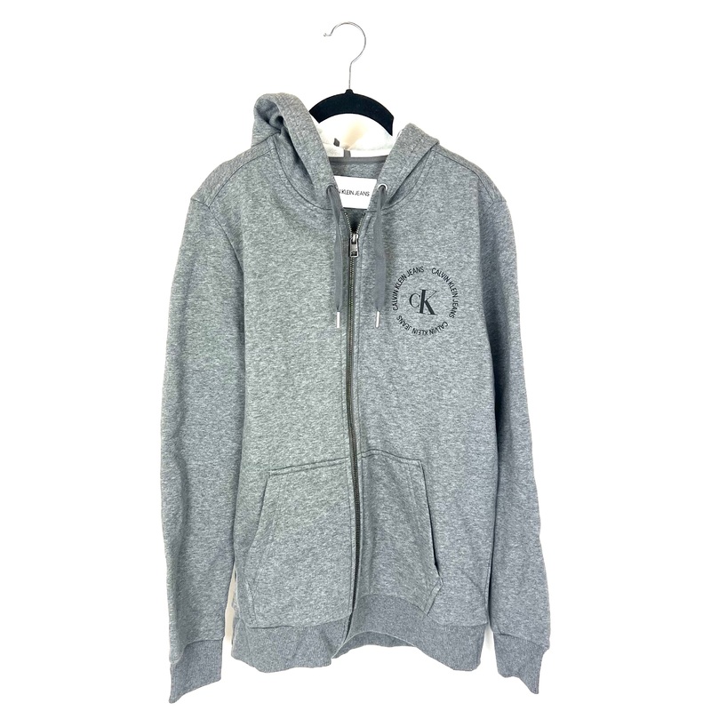 Gray Zip Up Sweatshirt – Size 4/6