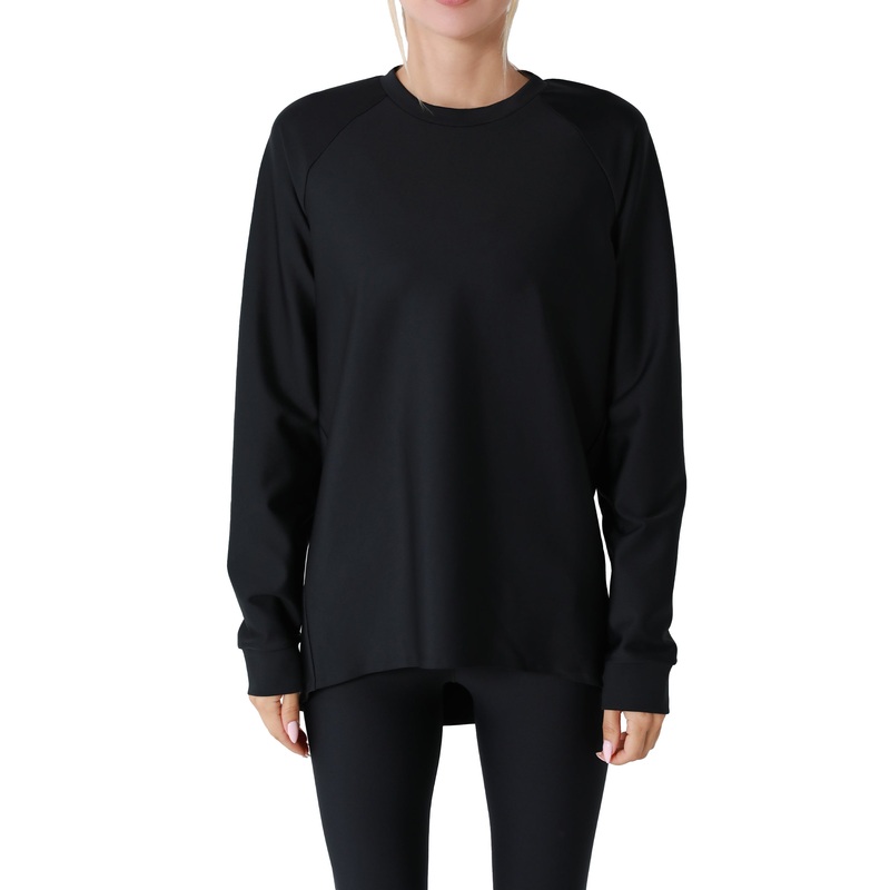 Lux Essential Long Sleeve Capella Top NERO XS