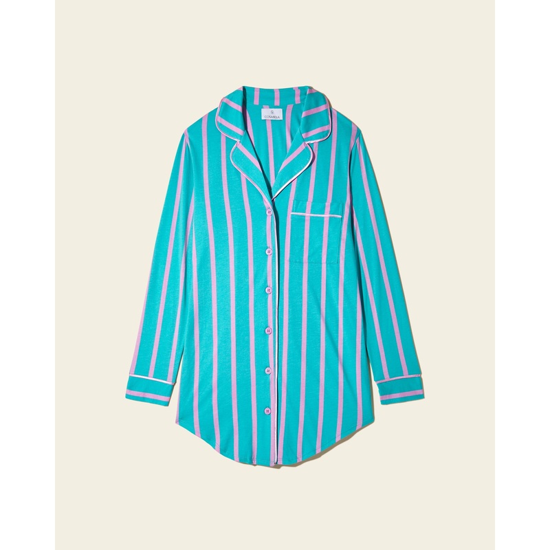 Camicia Da Notte Stampata Andaman Strip XS