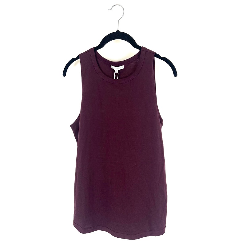 Dark Plum Muscle Tee – Size 4/6