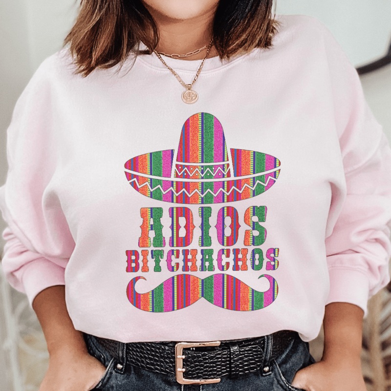 Adios Bitchachos Sweatshirt Black S
