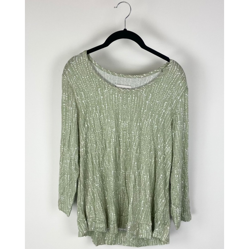Green Polka Dot Top – Small