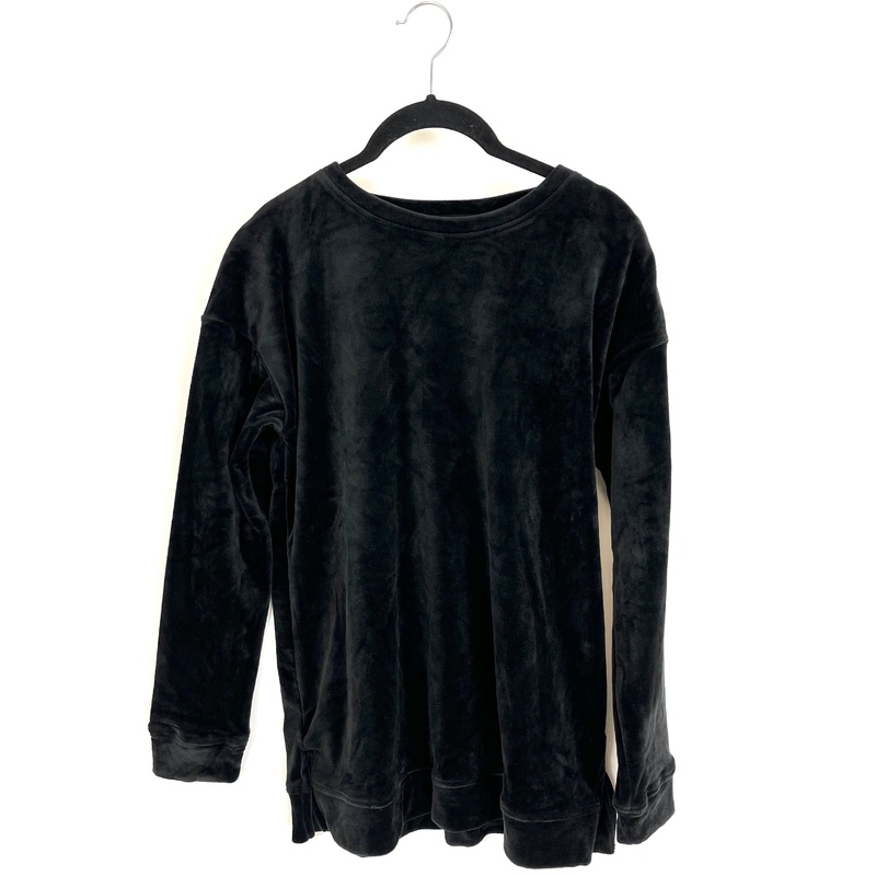 Black Long Sleeve Fleece Top – Size 4/6