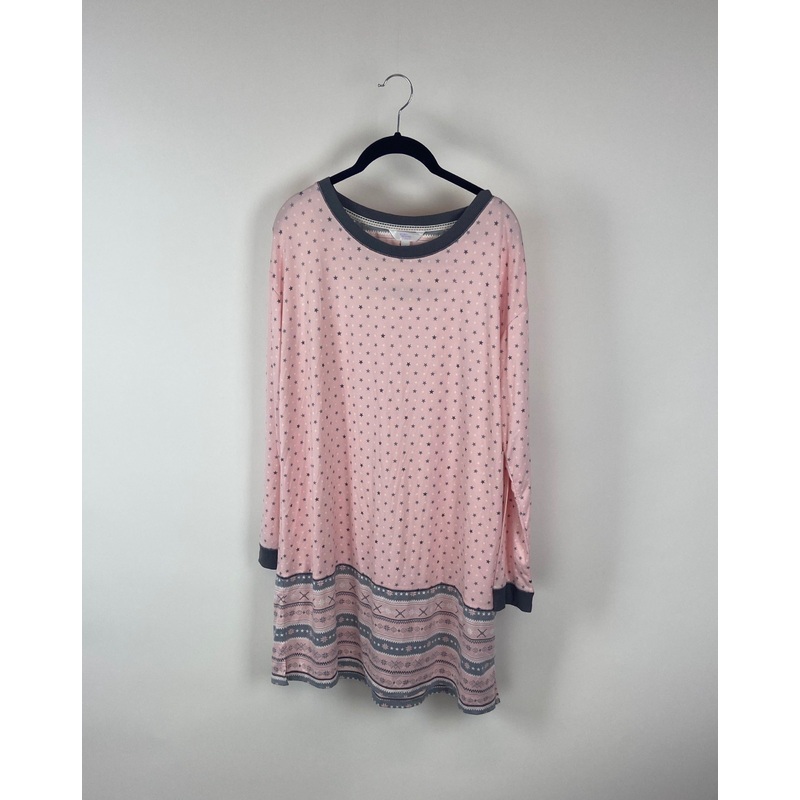 Star Printed Nightgown – Medium