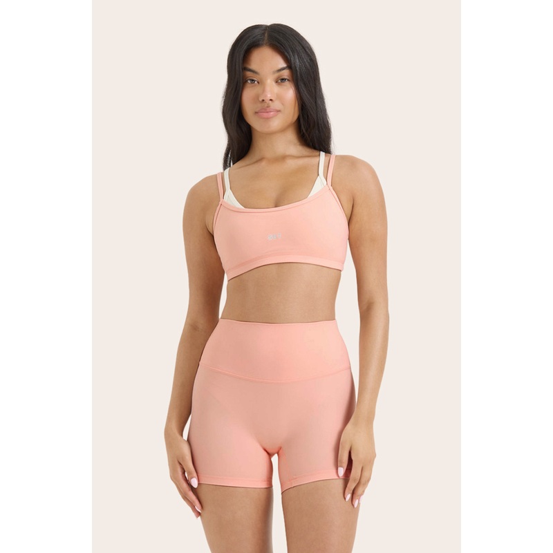 AIRLUXE BREATHE LAYERED MOVE BRA – PEACH Peach XS