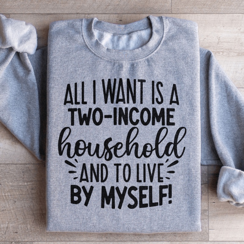 All I Want Sweatshirt Black S