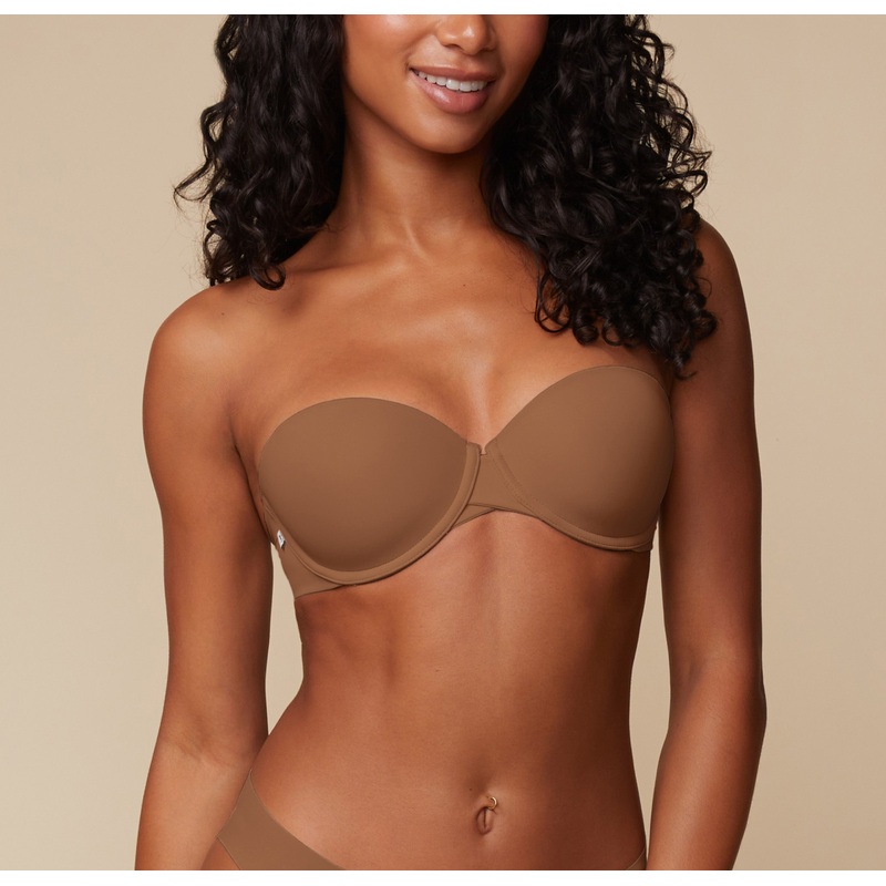 Base Strapless Bra – Brown Brown 32 A