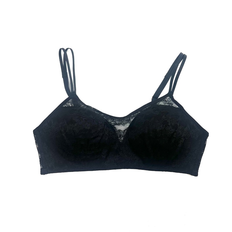 Black Lace Overlay Bra – 34D