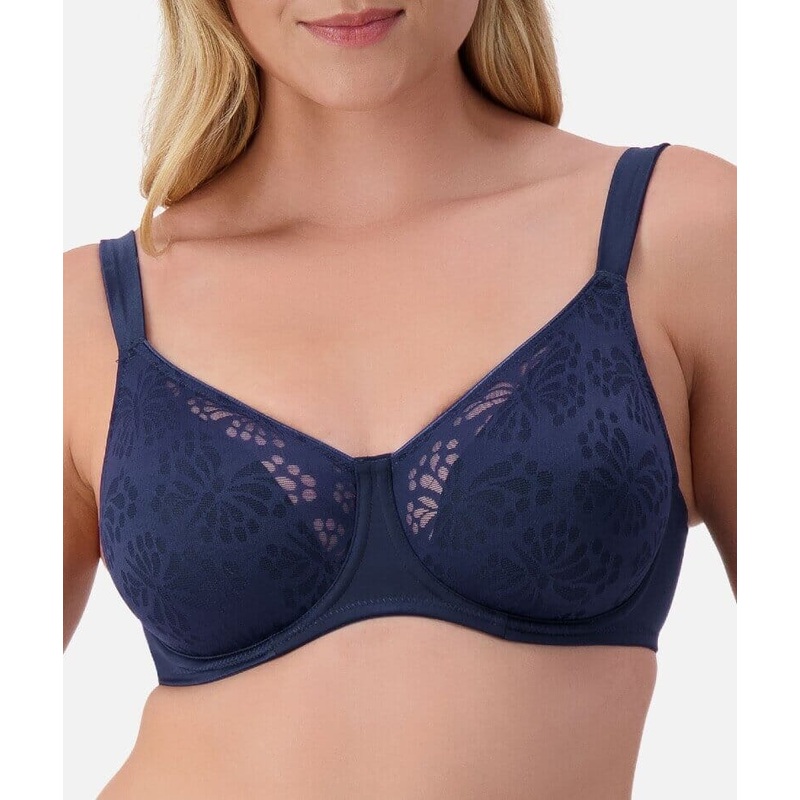 Triumph Lacy Minimizer Bra – True Navy 32C