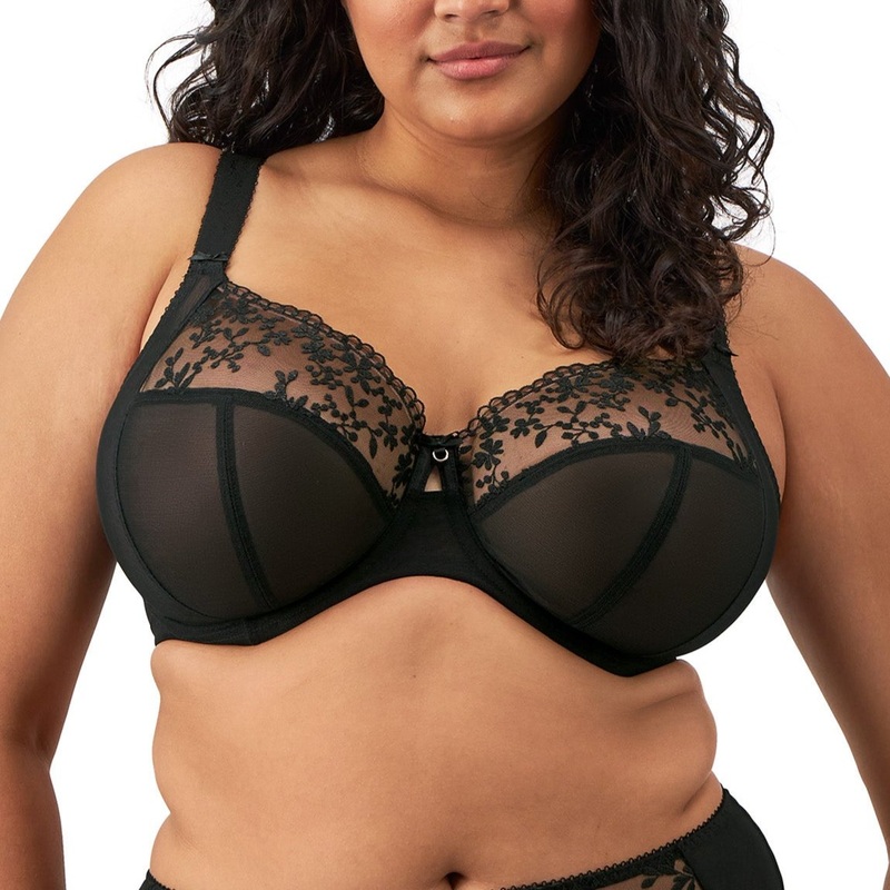 Zarla Stretch Banded Bra – EL302505 – Black 34G BLACK