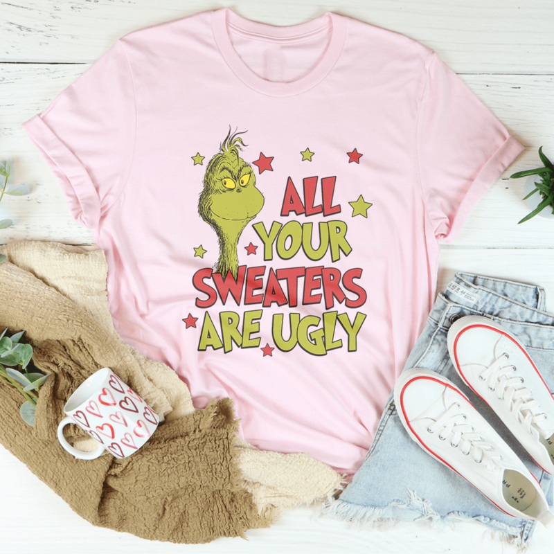 All Your Sweaters Are Ugly Tee Athletic Heather S