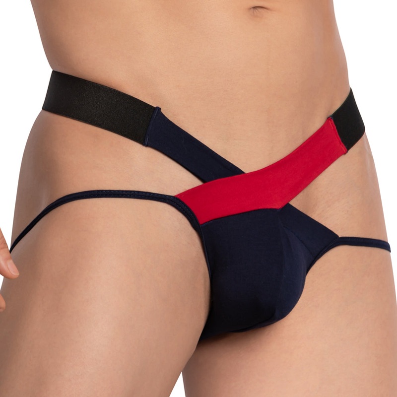 Edipous EDE005 Criss Cross Straps Jockstrap Small Black