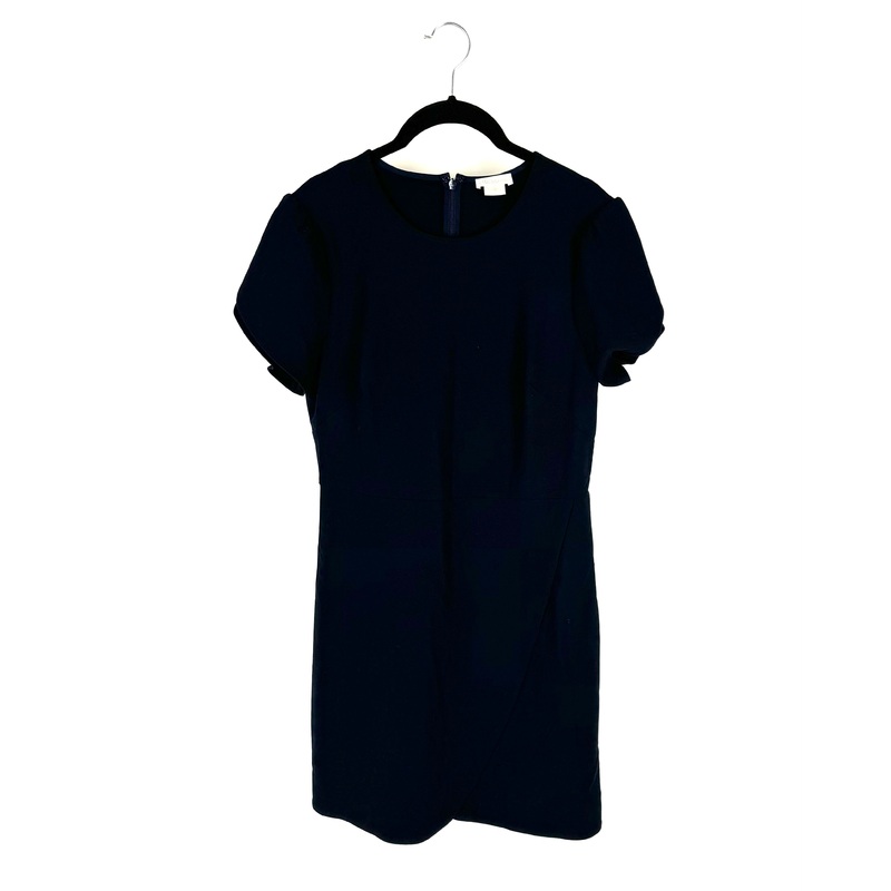 Navy Blue Fitted Dress – Size 8