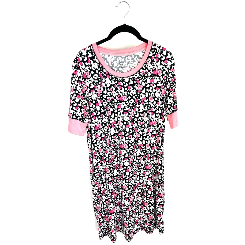 Floral Printed Crop Sleeve Sleep Dress – Size 4-6