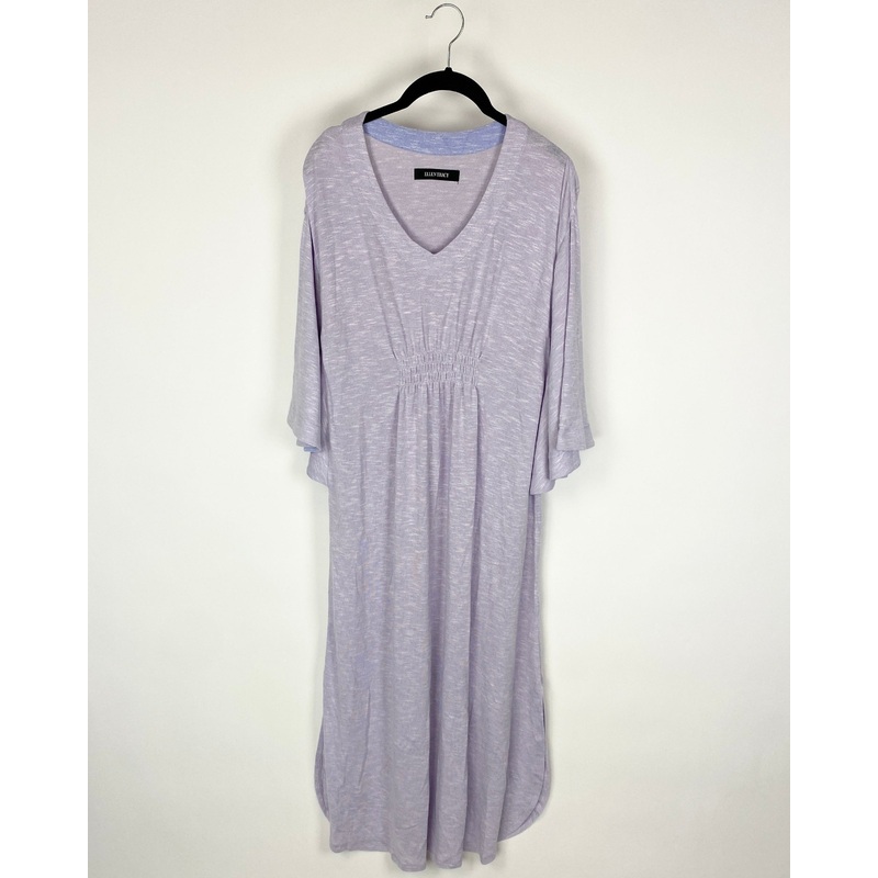 Light Purple Short Sleeve Caftan – Small/Medium
